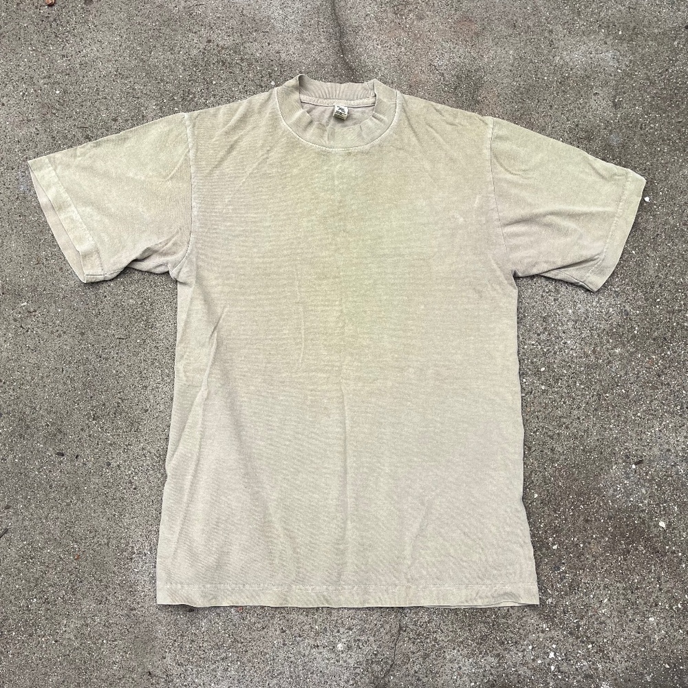 Los Angeles Apparel pigment dye t shirt size xs extra small made in usa mushroom